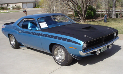 1972 Blue AAR Cuda