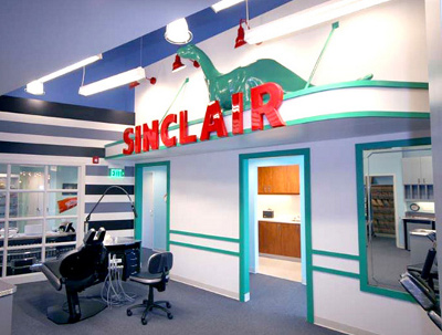 Sinclair Gas Station Style Interior